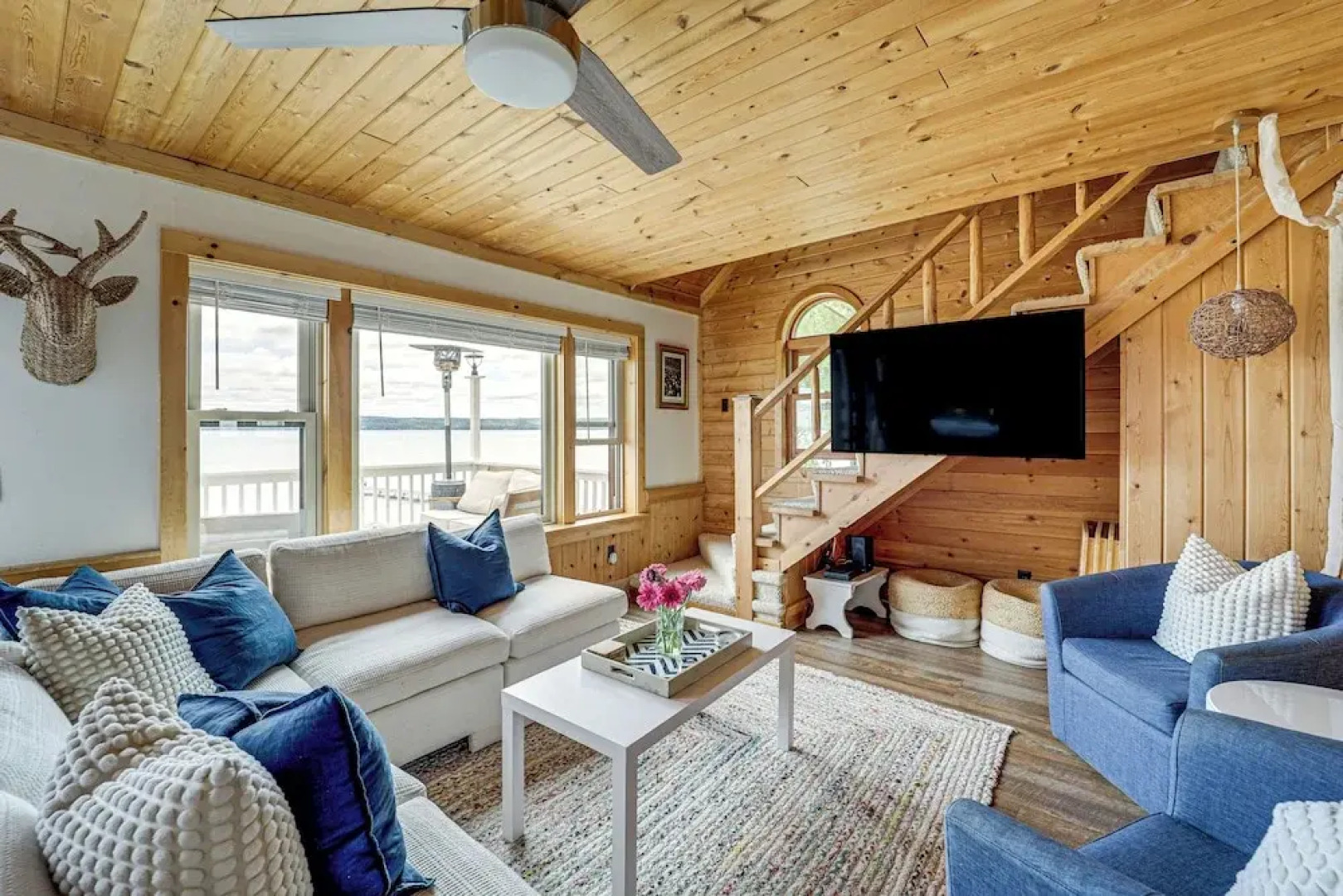 Updated Glen Arbor Cottage on Lake: Dock & Mooring