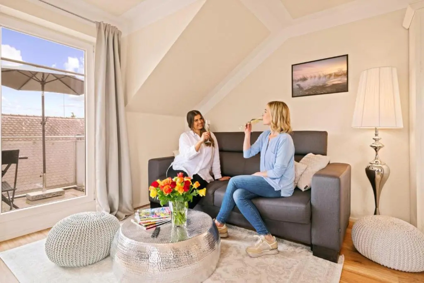 Wohlfühl-Apartment Irisblüte mit Privatstrand