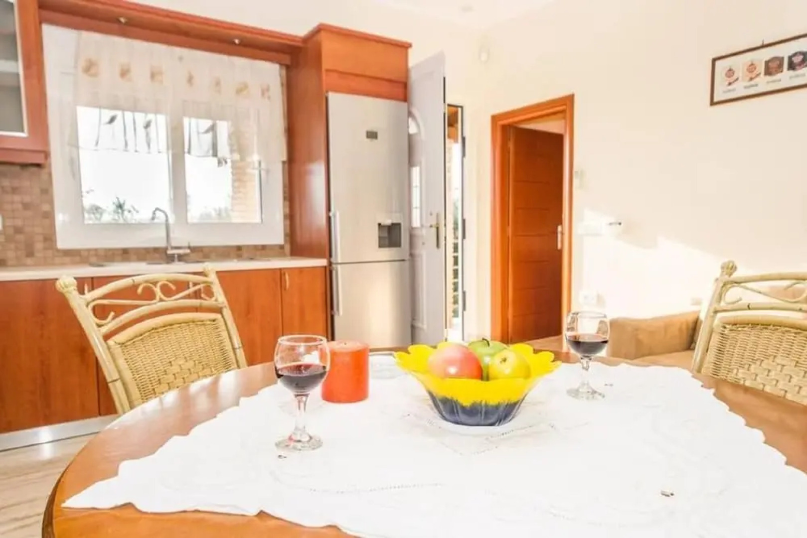 Amazing Sunset in a Garden