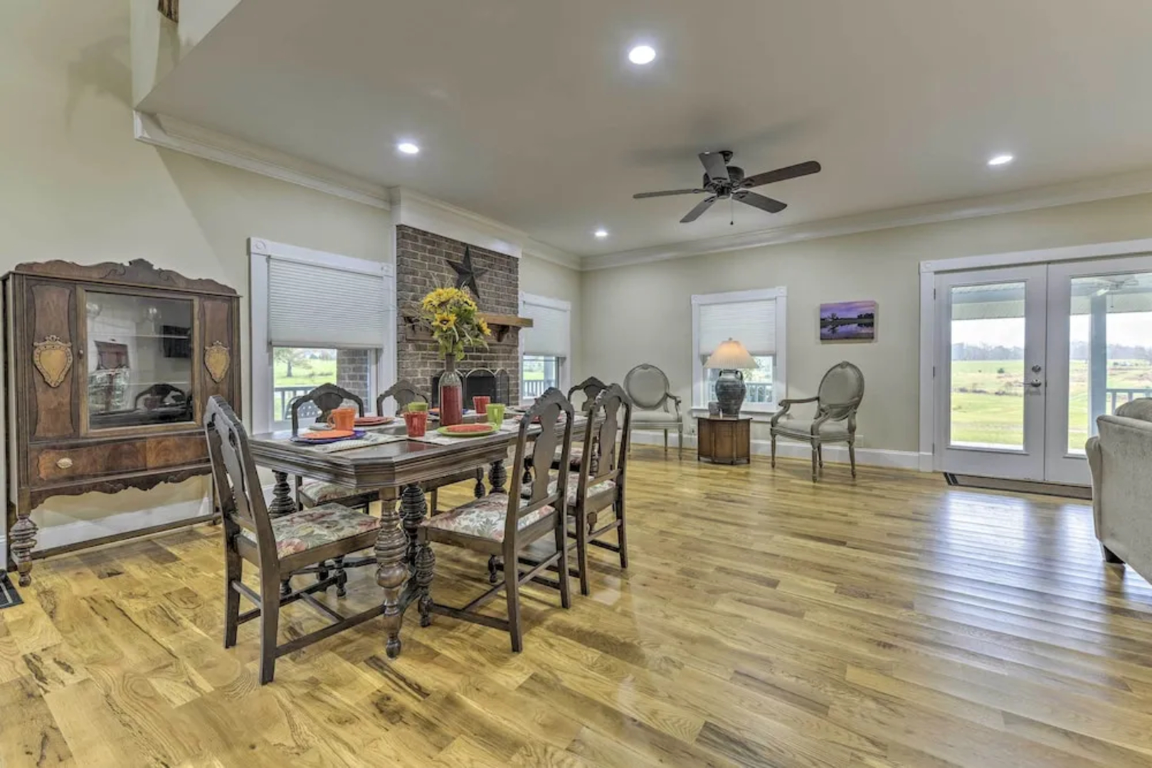 Remodeled Pittsboro Farmhouse Sitting on 220 Acres