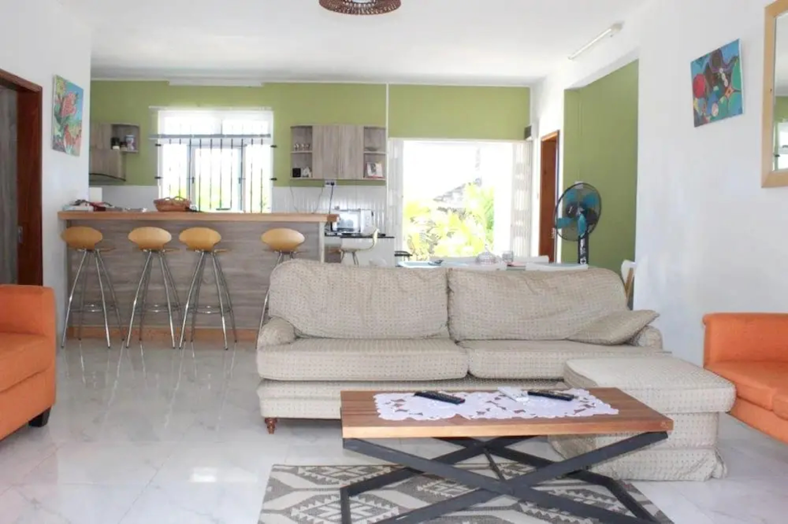 Villa With 3 Bedrooms in Calodyne, With Wonderful sea View, Private Po