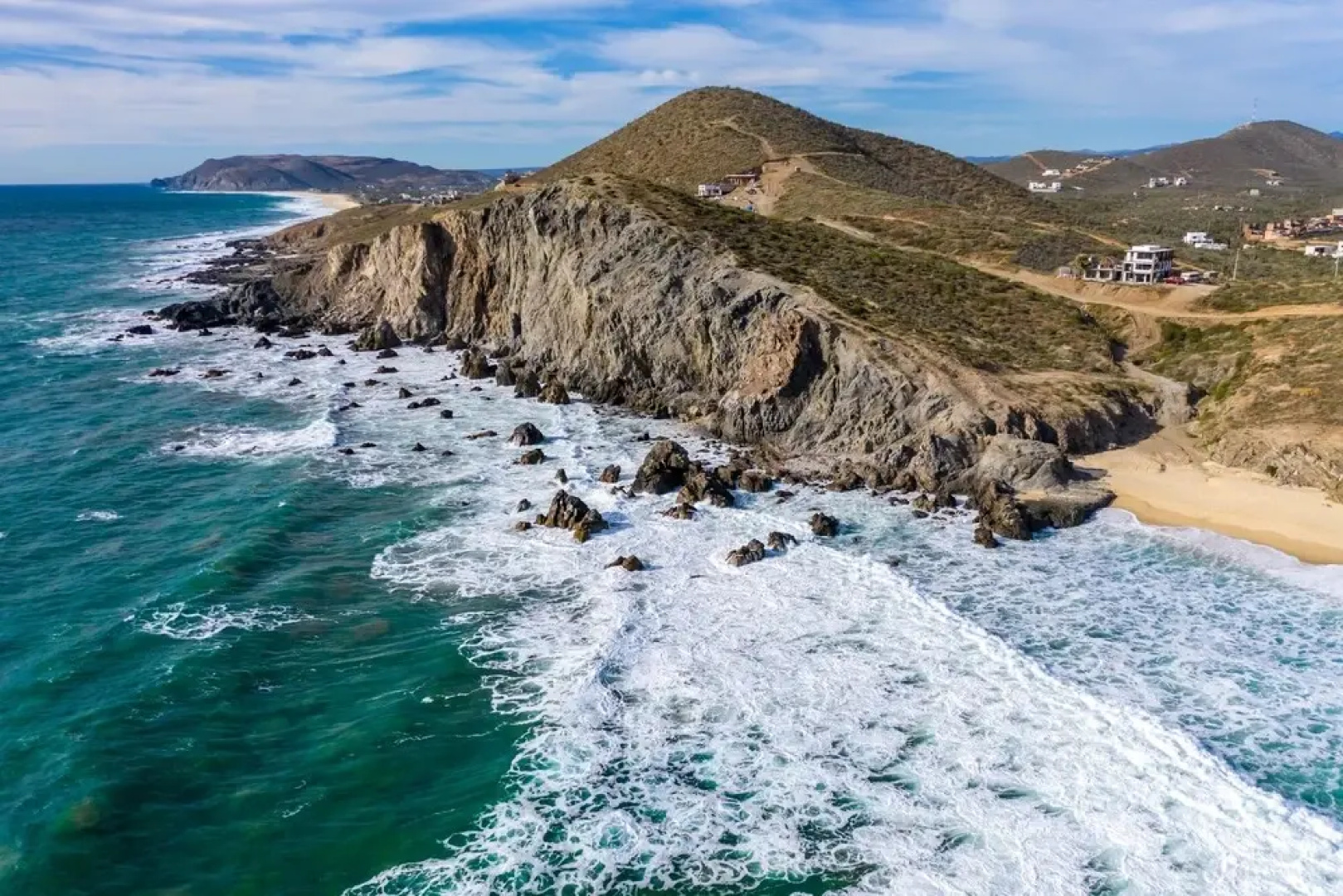 Casita on a Bluff at Cerritos Surf & Racquet in Pescadero Baja Sur by Redawning