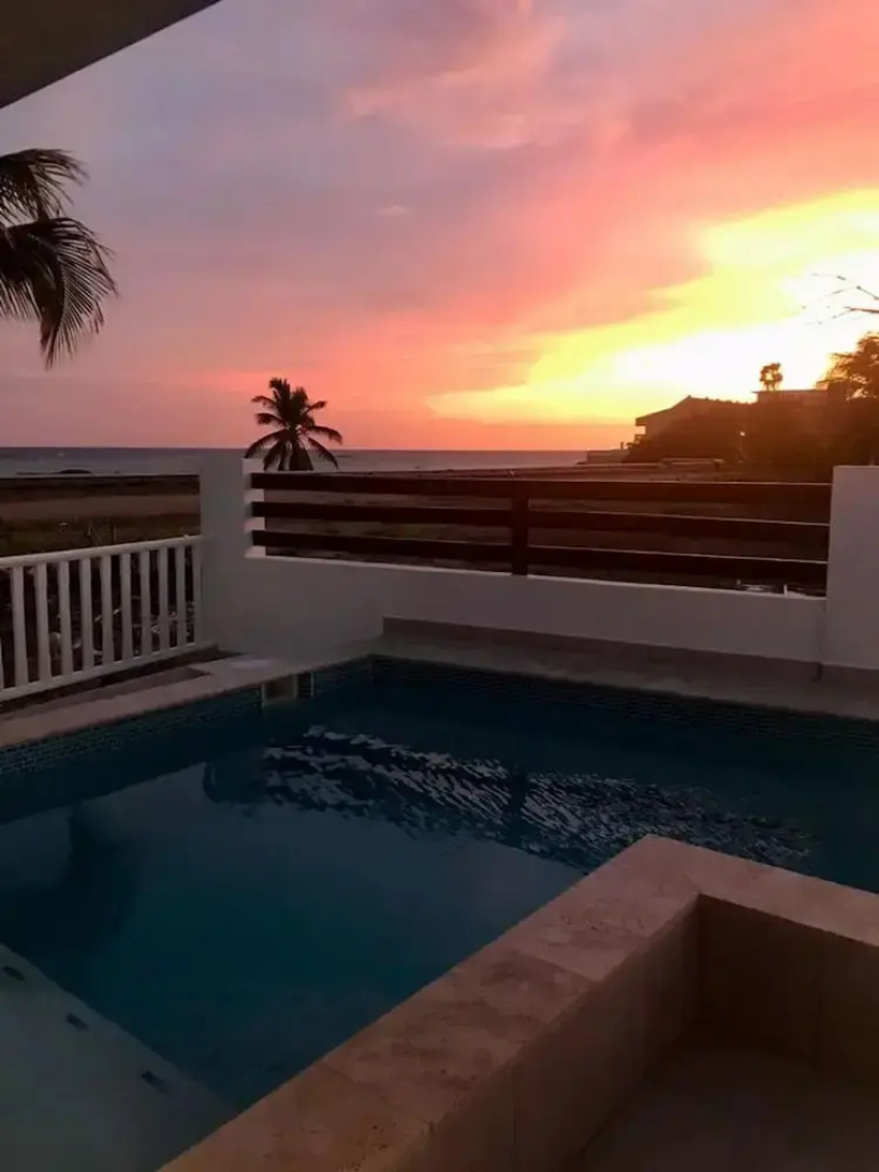 Secluded Beachfront Gem Pool Patio View BBQ