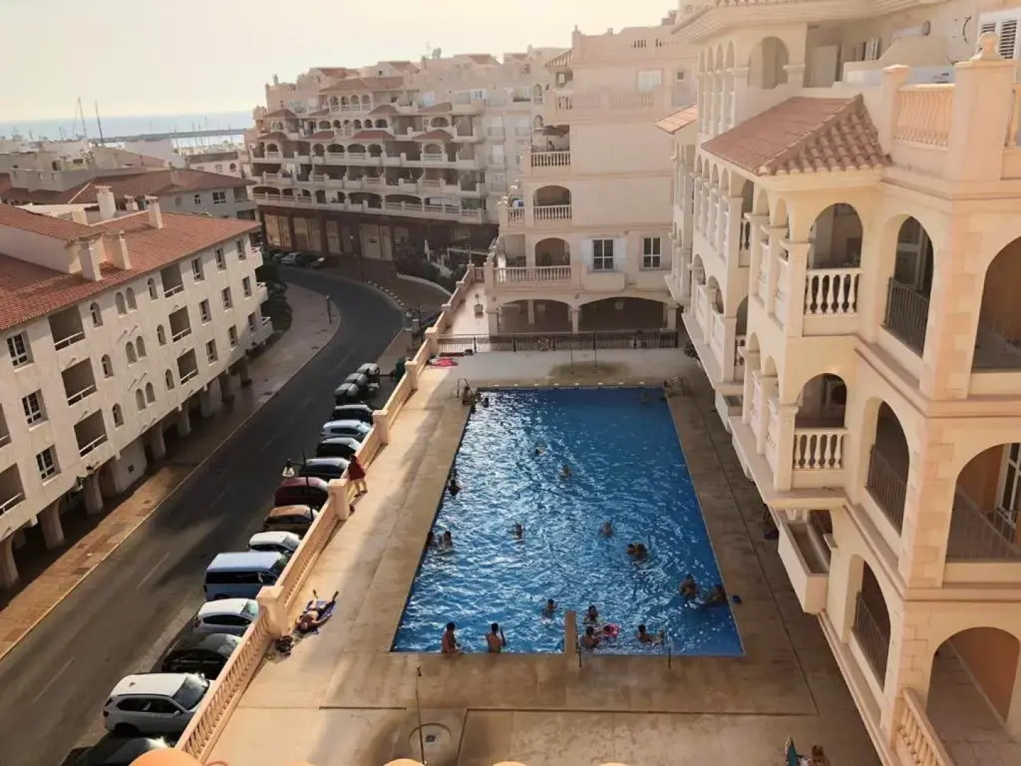 2 bedrooms appartement at El Ejido 500 m away from the beach with sea view shared pool and furnished terrace