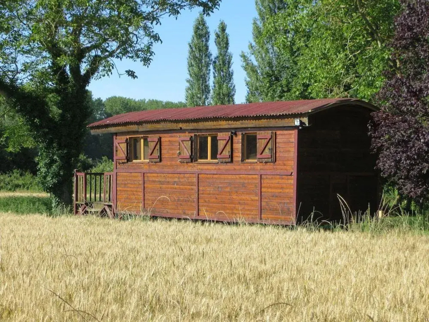 Roulotte à la Ferme de l'Isle