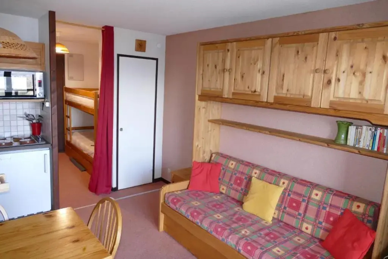 Studio coin montagne à Auris en Oisans avec vue magnifique