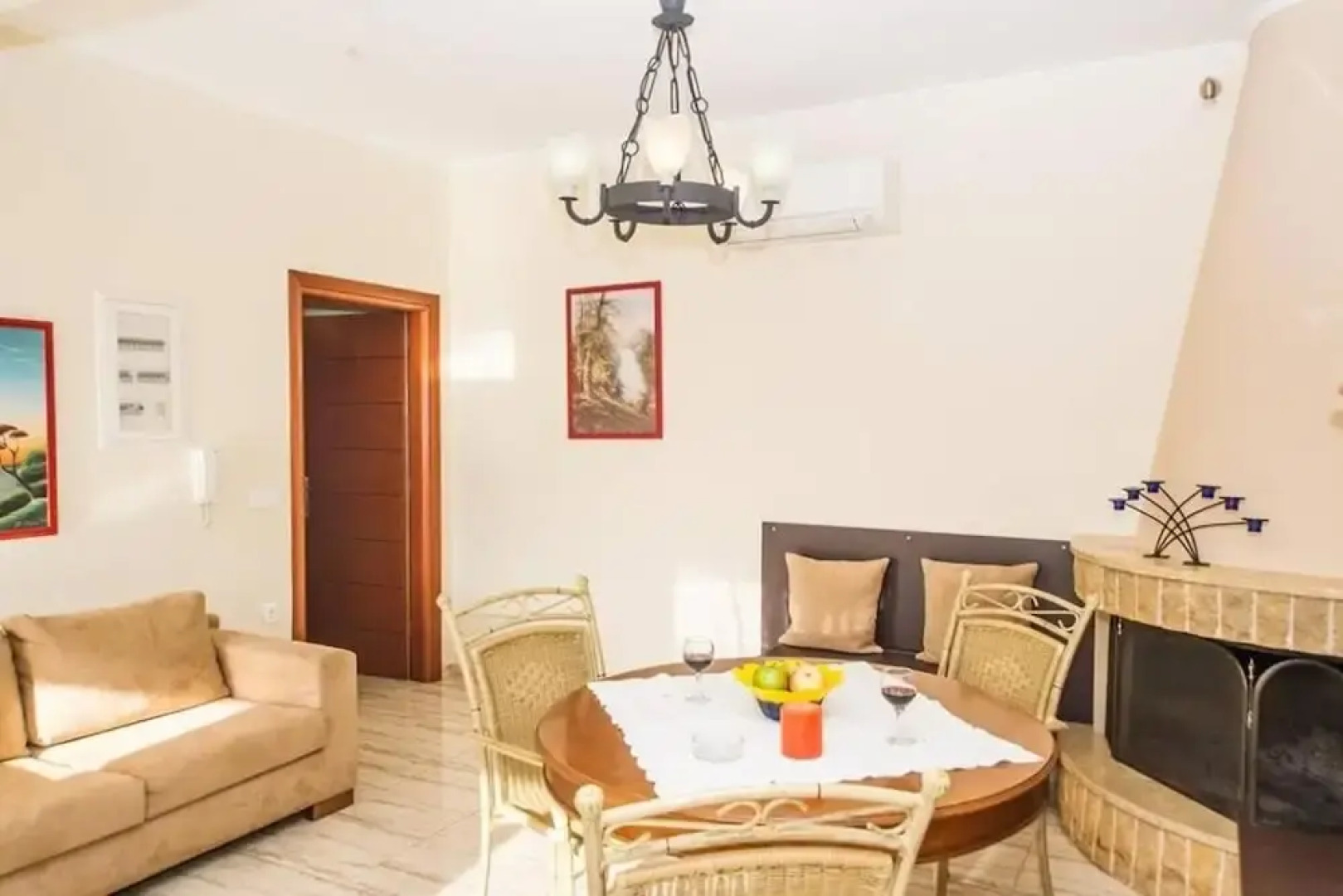 Amazing Sunset in a Garden