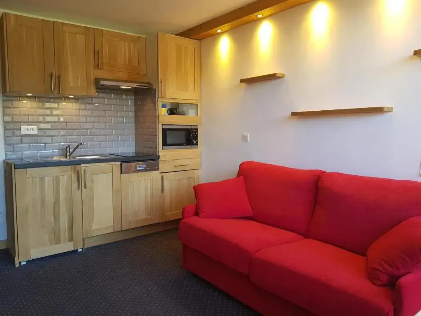 Appartement Les Arcs 1600, 1 pièce, 3 personnes - FR-1-411-533