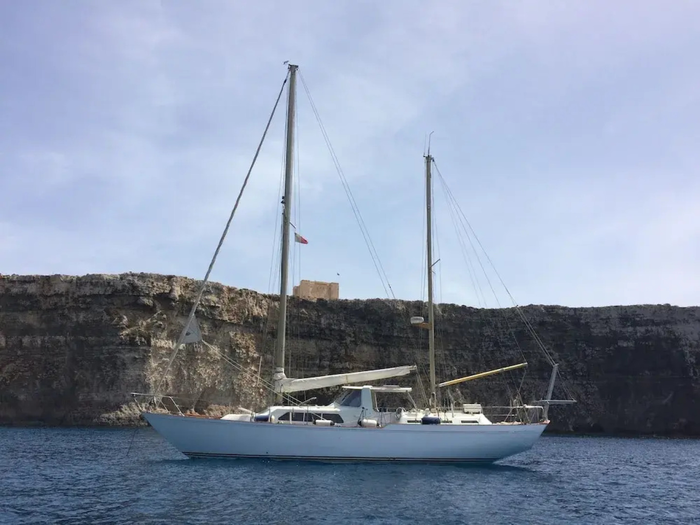 Valletta Grand Harbor Sailing Boat