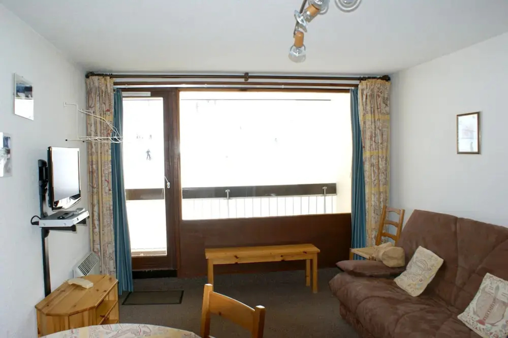 Studio in Montgenèvre, With Wonderful Mountain View, Balcony and Wifi