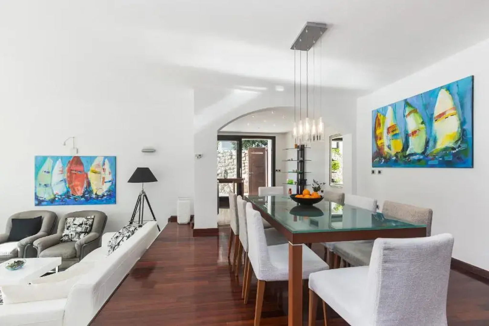 Luxury villa Punat with pool with sea view , 50m from the beach