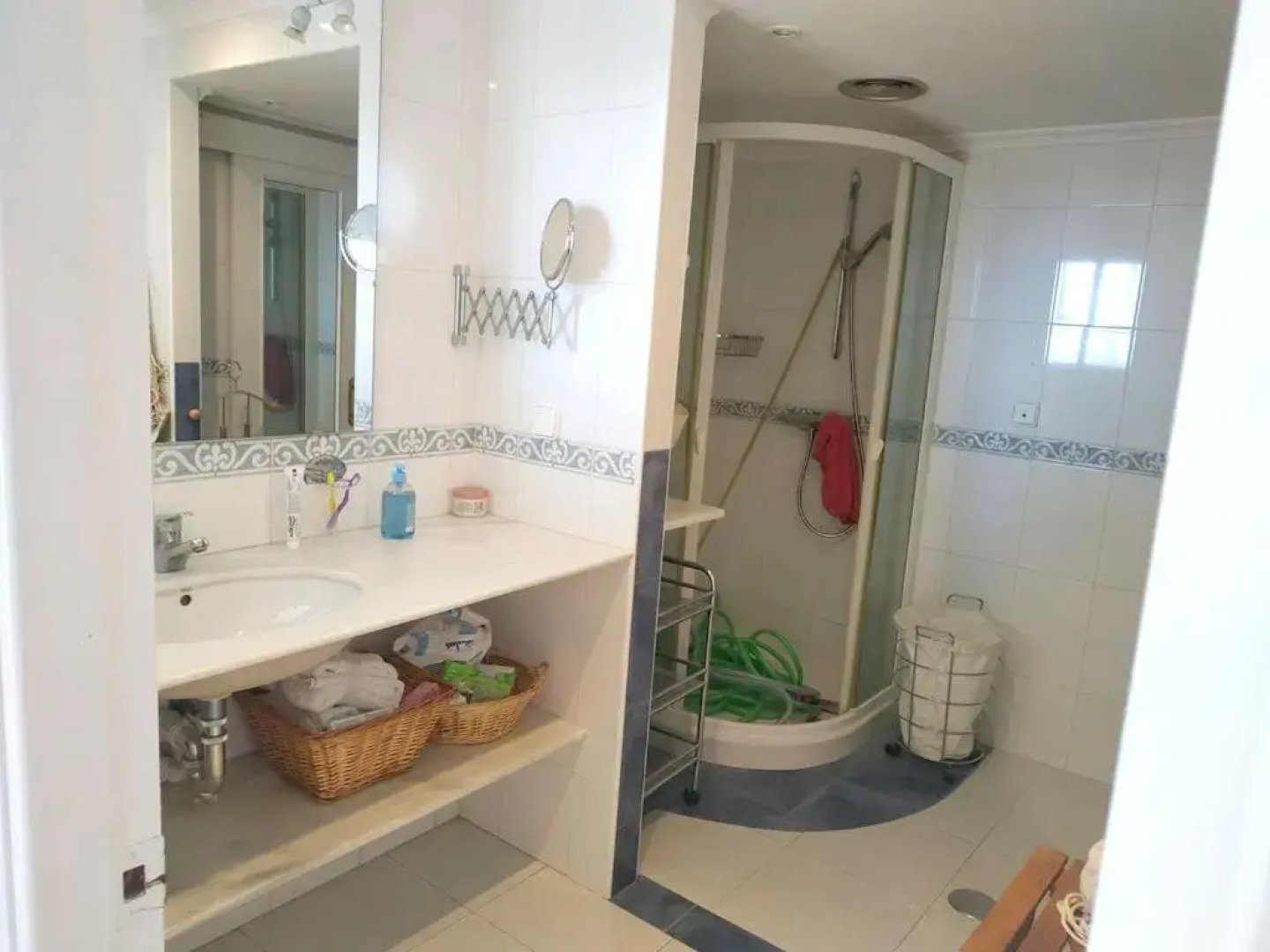 House with 3 bedrooms in Roquetas de Mar with wonderful sea view shared pool furnished terrace 75 m from the beach