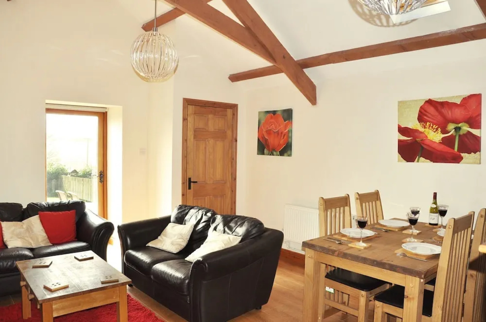 Lovingly restored detached barn with charming features near Looe