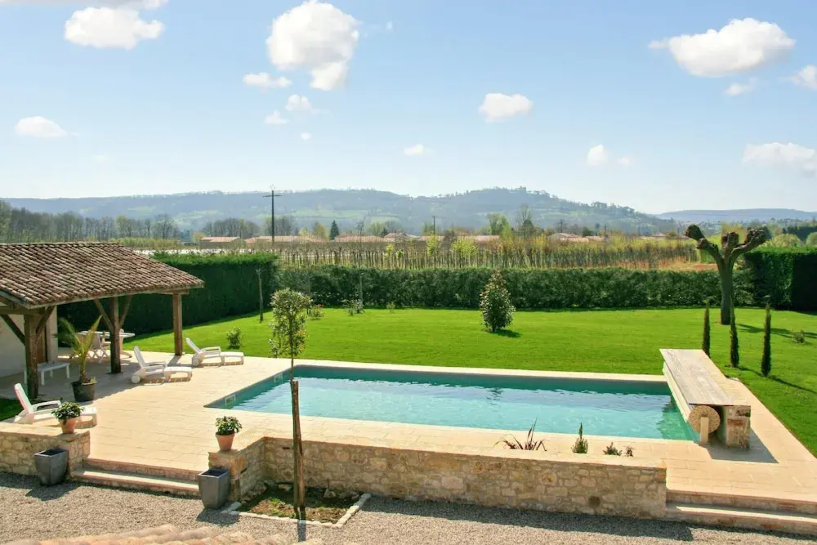 Villa With 4 Bedrooms in Saint Sylvestre sur Lot, With Private Pool an