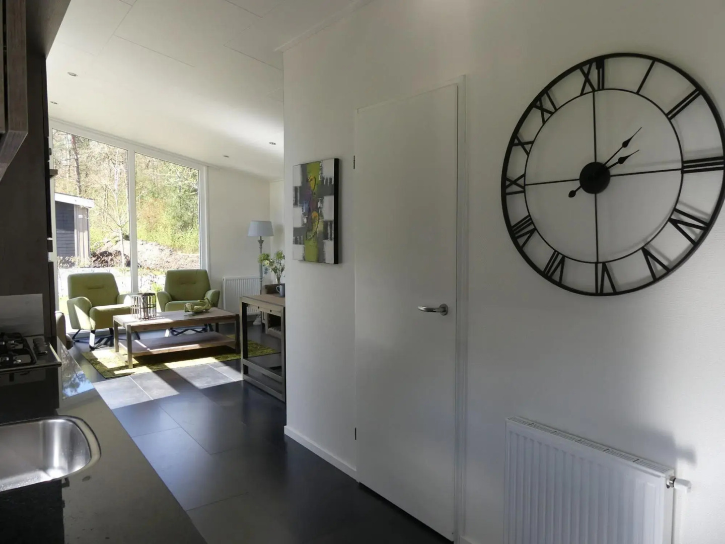 Modern Chalet With A Barbecue At The Forest