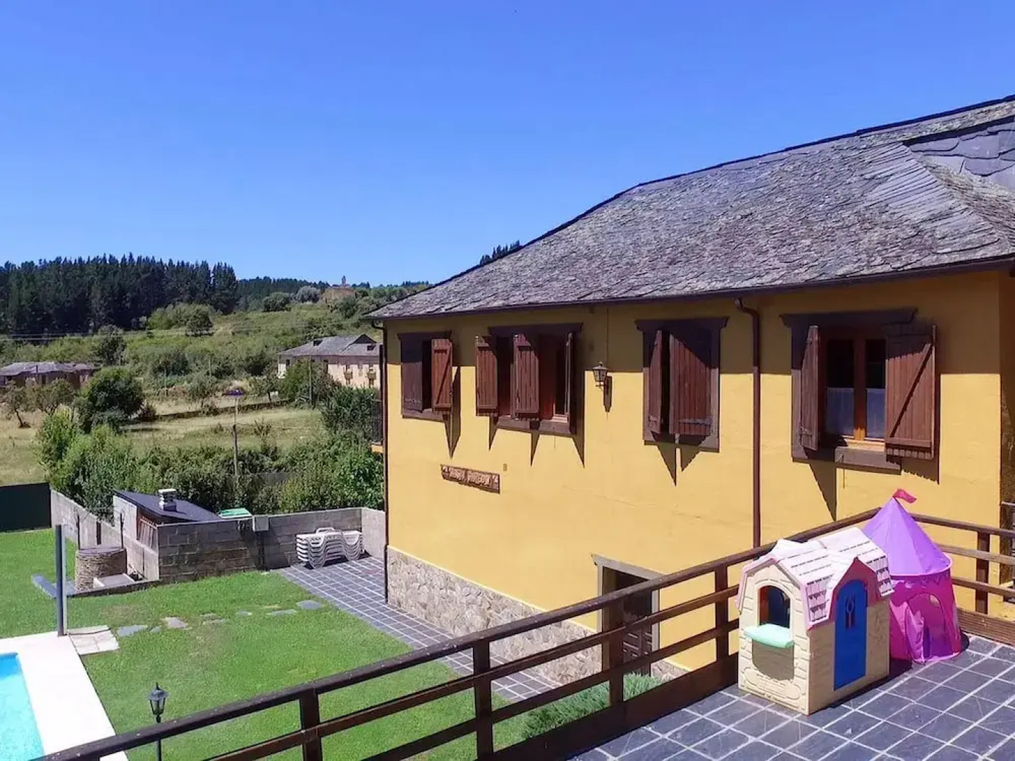 Villa With 3 Bedrooms in San Juan de la Mata, With Shared Pool, Furnished Terrace and Wifi