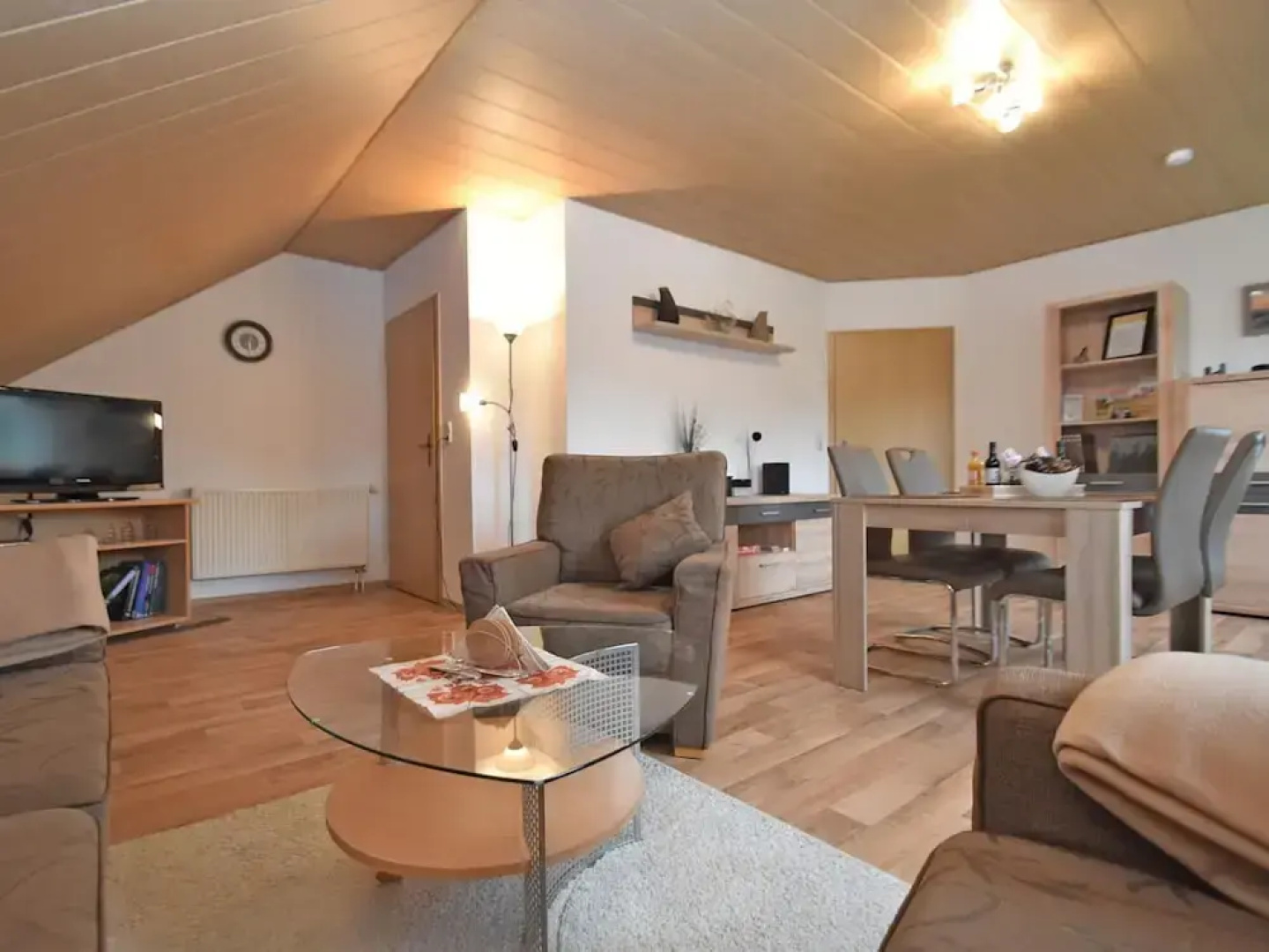 Apartment in Merlsheim mit Garten