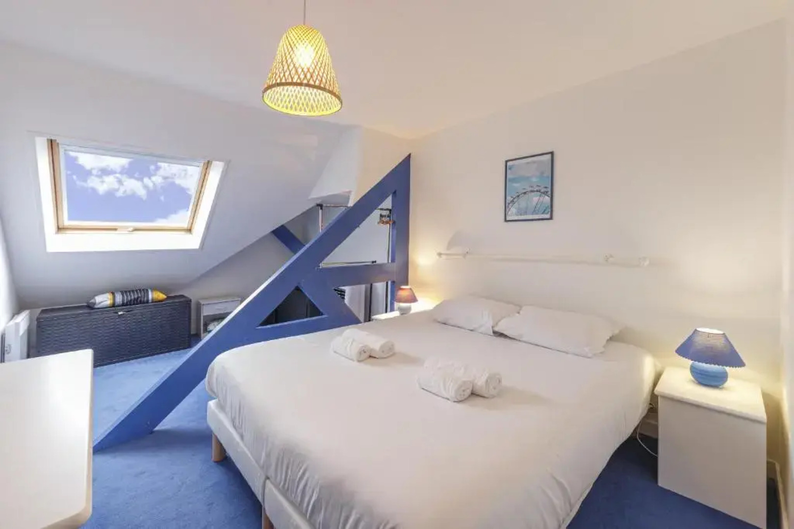 Appartement vue sur le port avec piscine commune