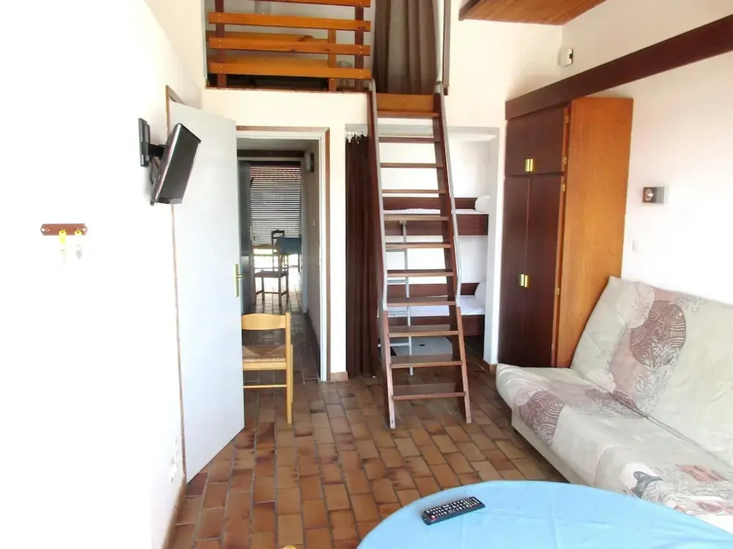 Studio in Le Barcarès, With Wonderful sea View and Furnished Balcony -