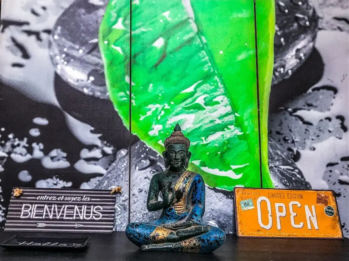 Un jardin dans la falaise