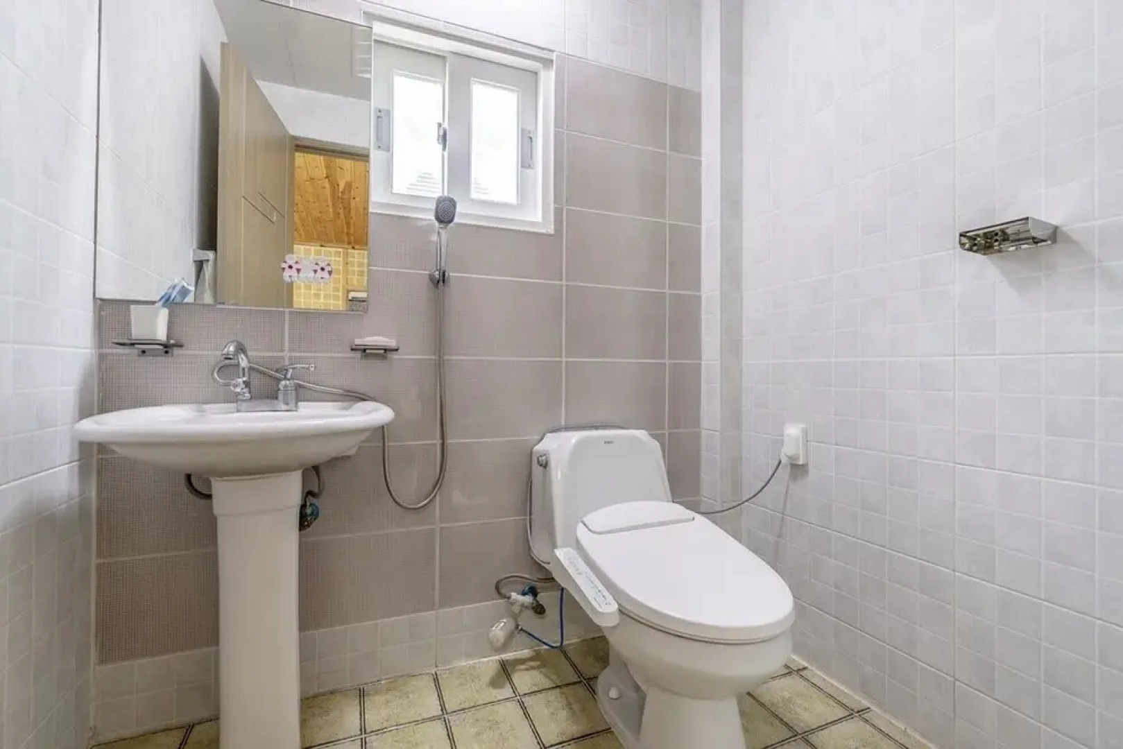 White Pension in Forest