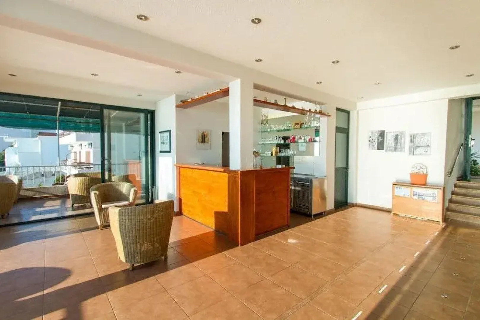 Villa Tamaris on the beach