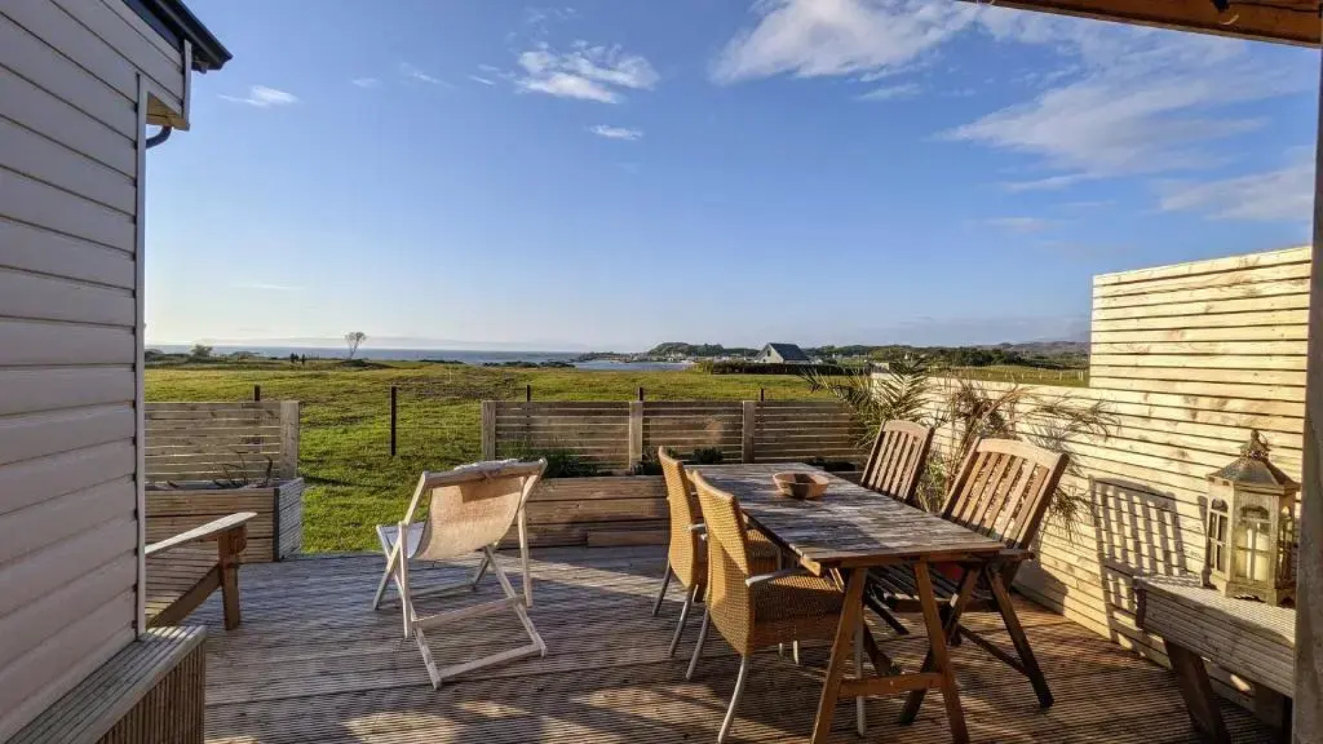 Litua Caravan with stunning sea views