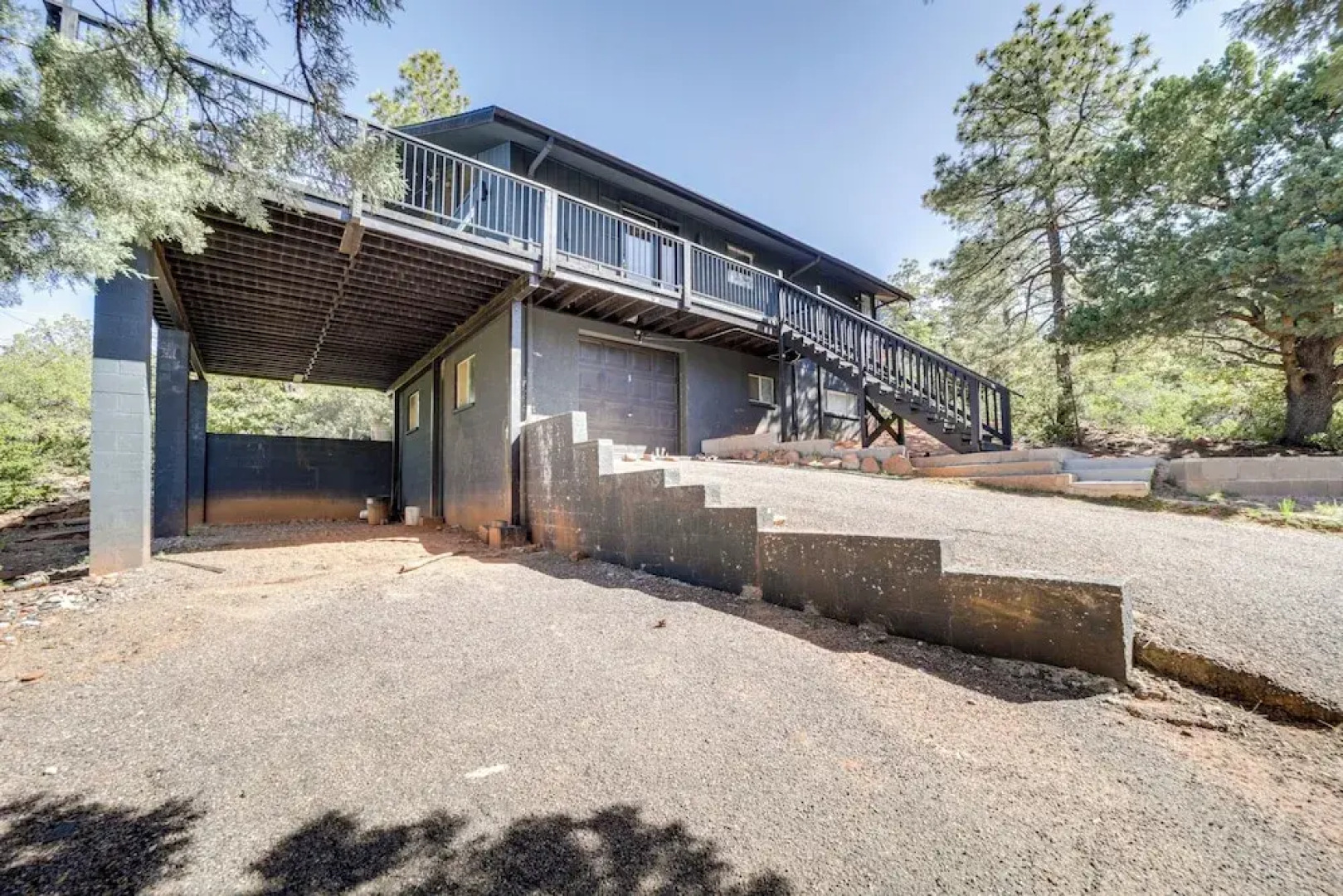 Pine Cabin w/ Large Deck & Scenic Mountain Views!