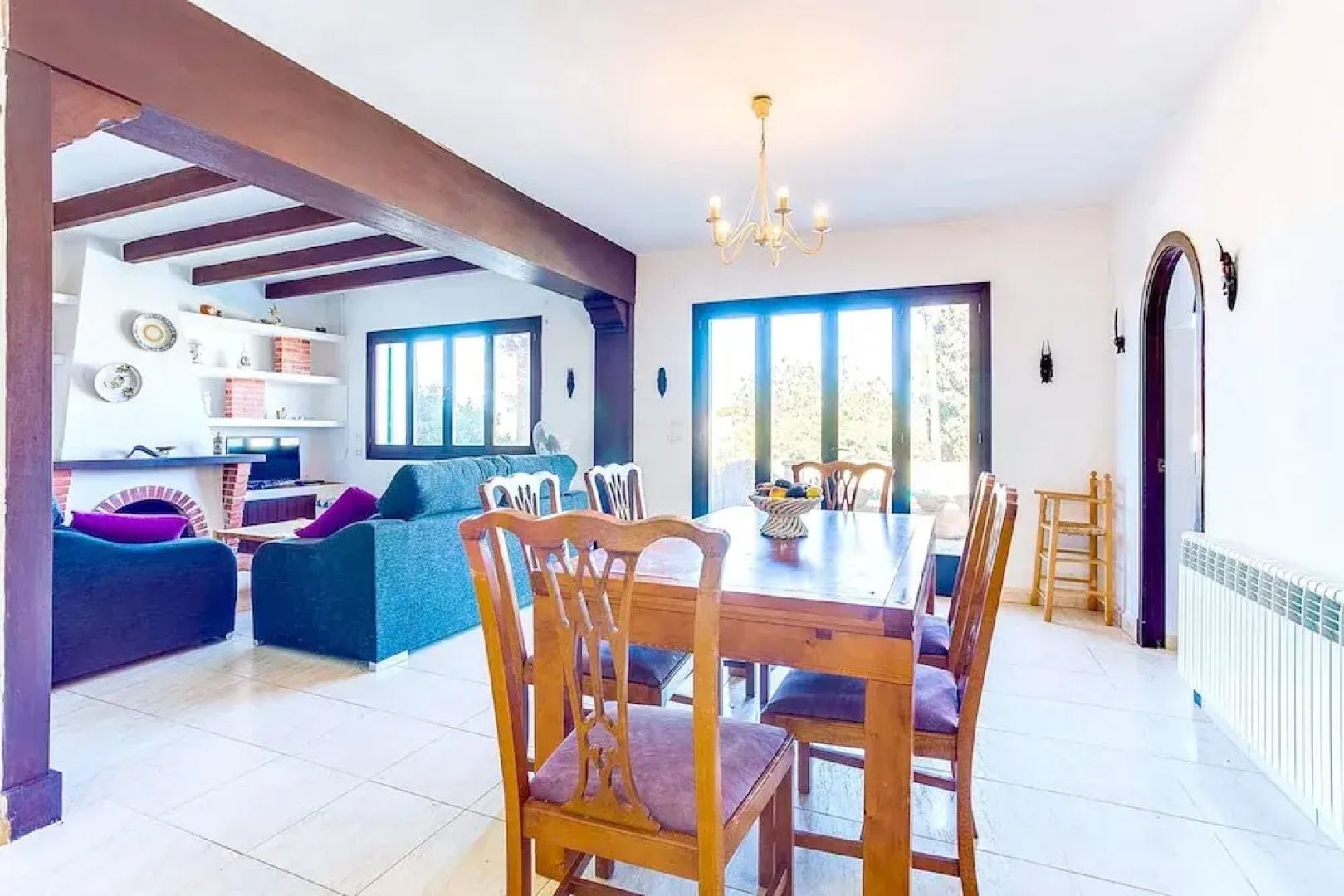 Villa With 5 Bedrooms in Portocolom, With Wonderful City View, Private Pool, Enclosed Garden Near the Beach