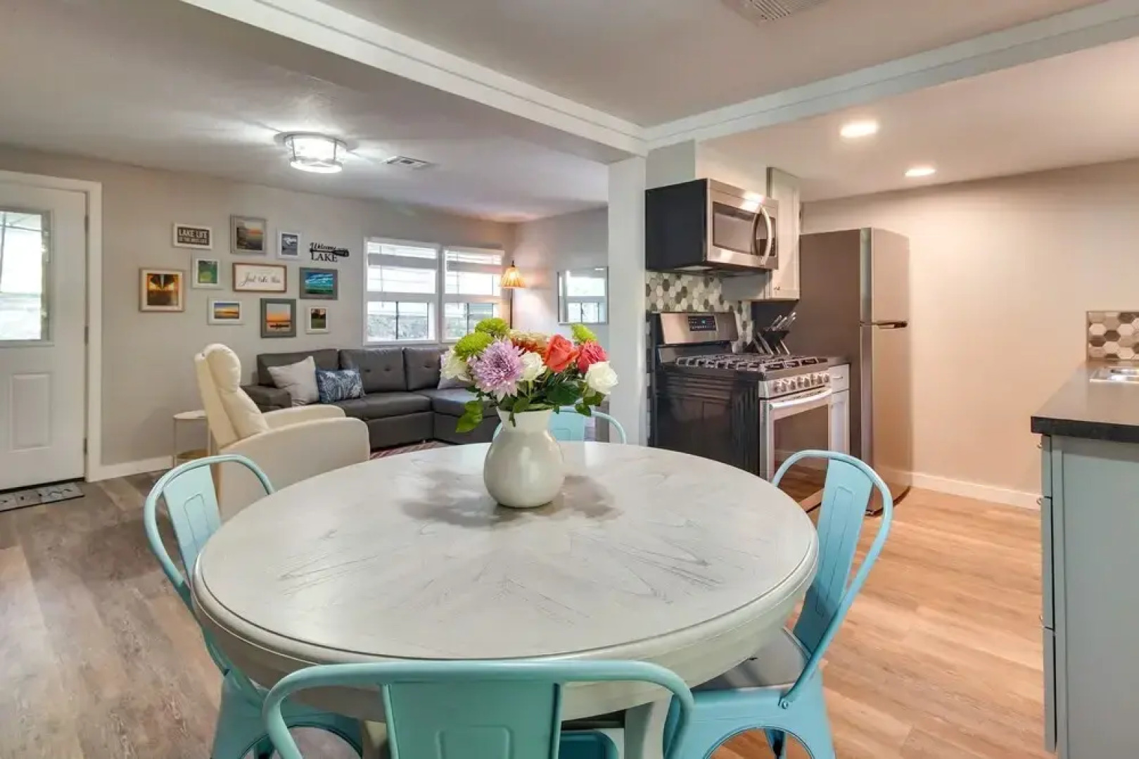 Deck + Dock Access: Lakefront Grove Cabin!