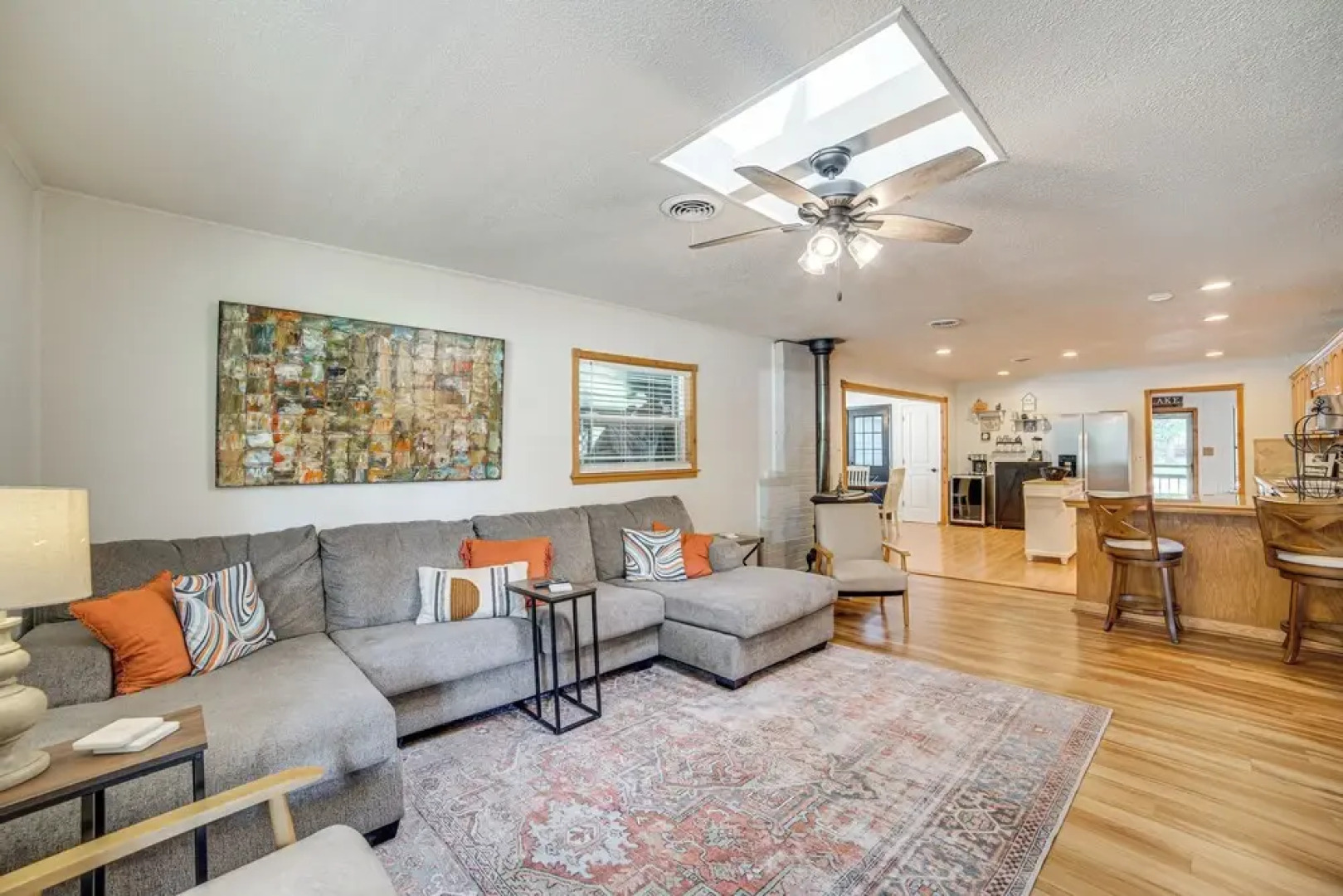 Spacious Deck: Waterfront Home in Gun Barrel City!