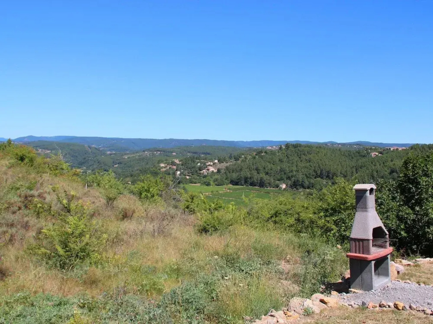 Cosy Holiday Home in Les Vans With Private Garden