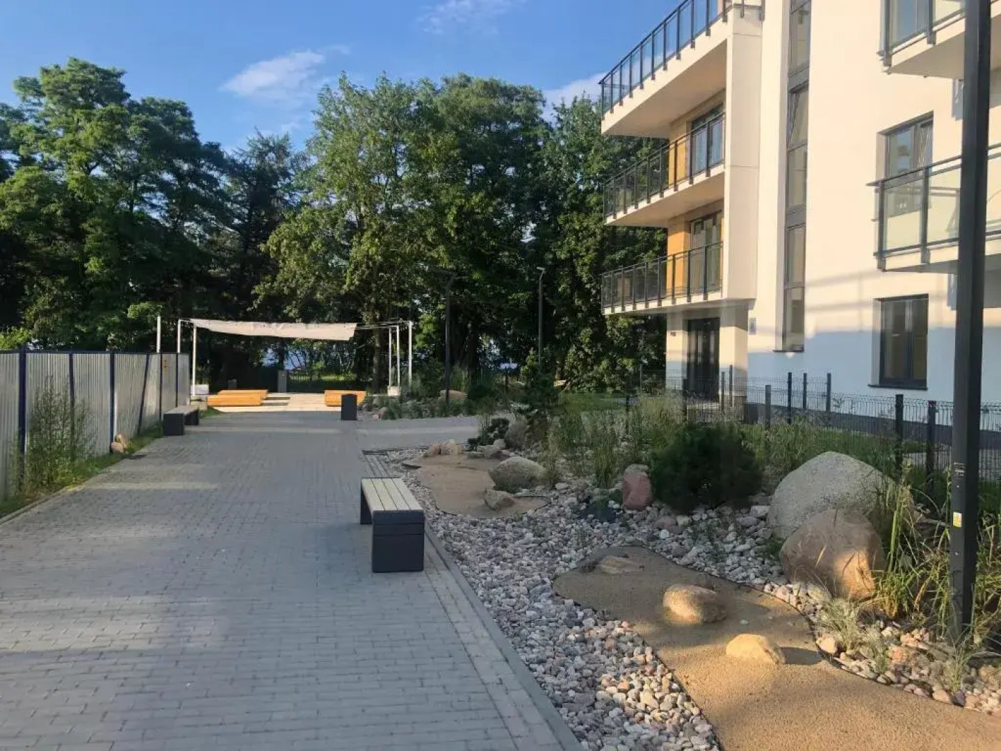 Studio w parku nad zatoką