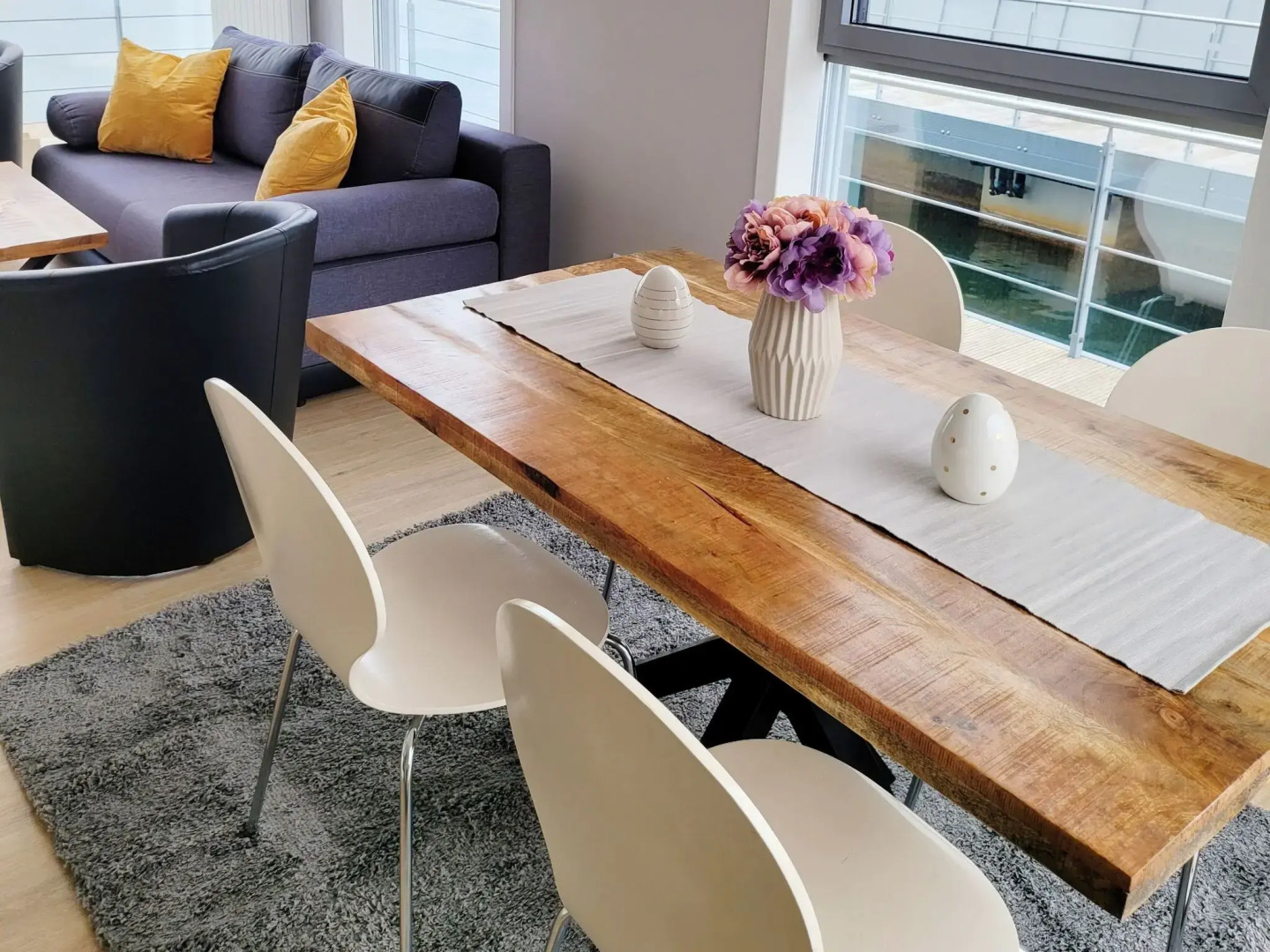 Apartment in a floating house on the Geierswalder See