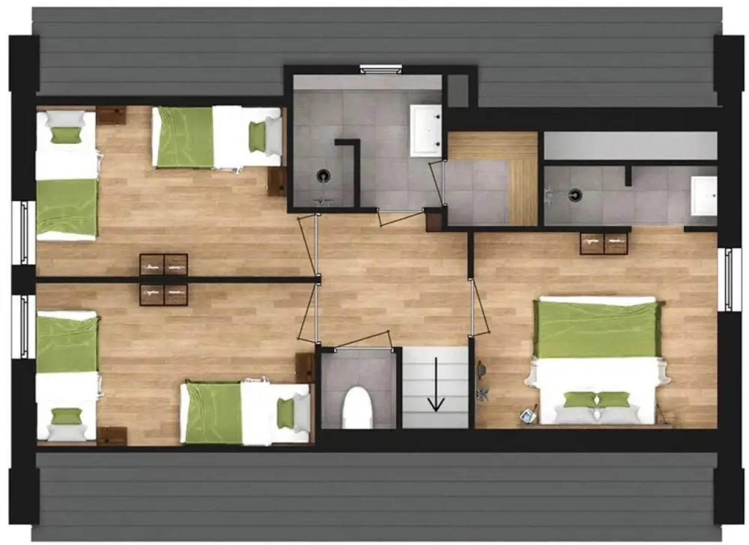 Luxe 12p in Thorn With 6 Bedrooms and 3 Bathrooms