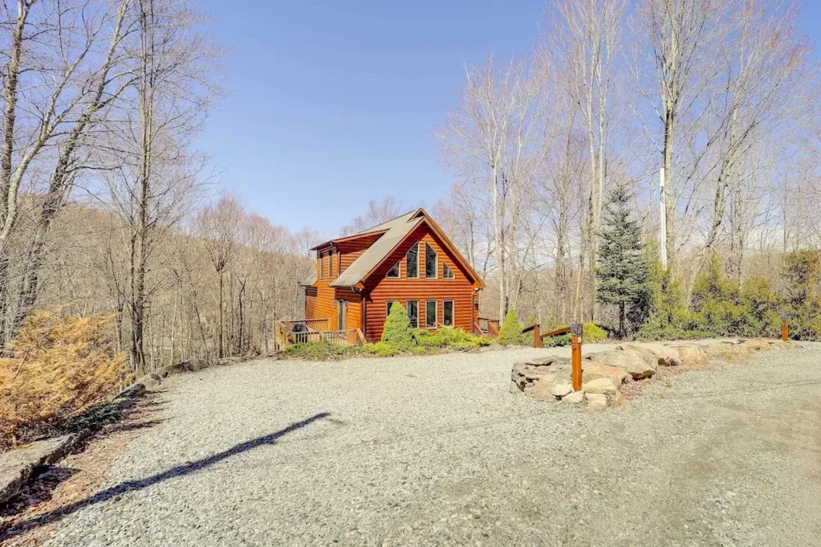 Deck + Scenic Views: Beech Mountain Cabin