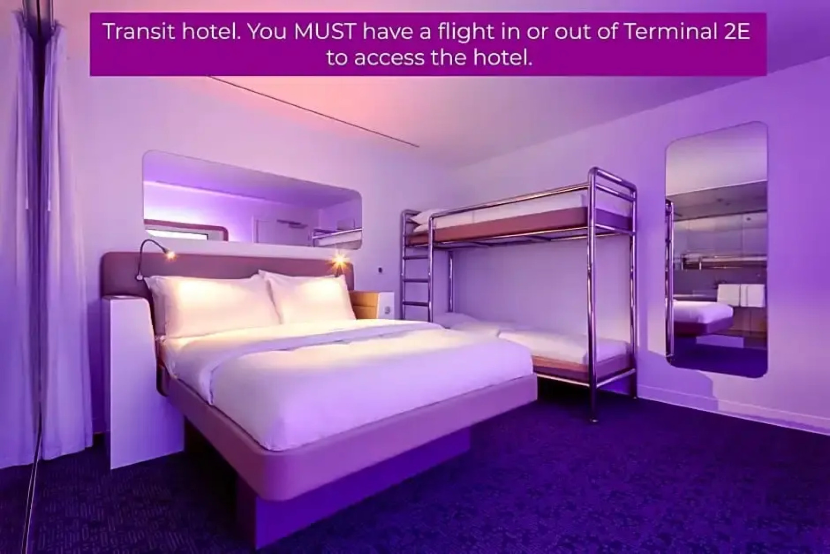 YOTELAIR Paris CDG - Transit Hotel - Terminal 2E