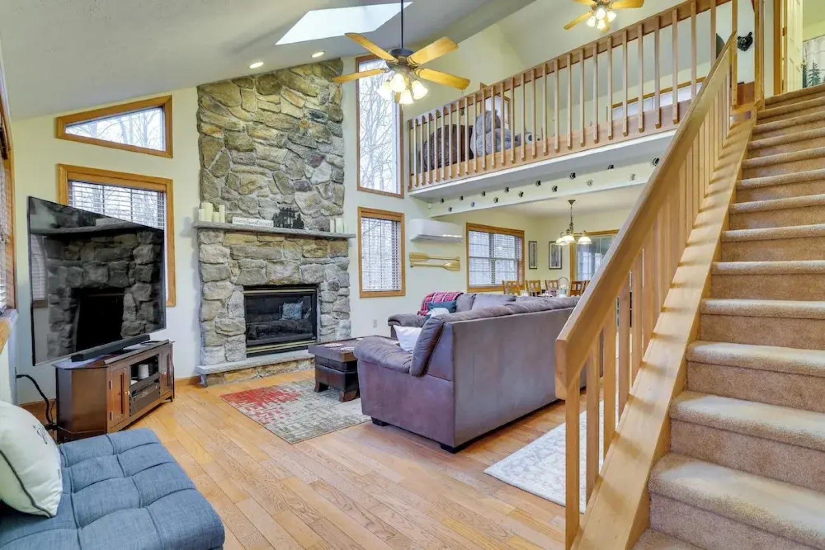 Hot Tub & Game Room: Cozy Big Bass Lake Home!