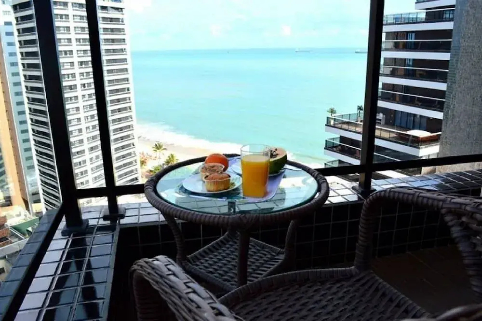 Flat vista mar Landscape beira mar 1206G