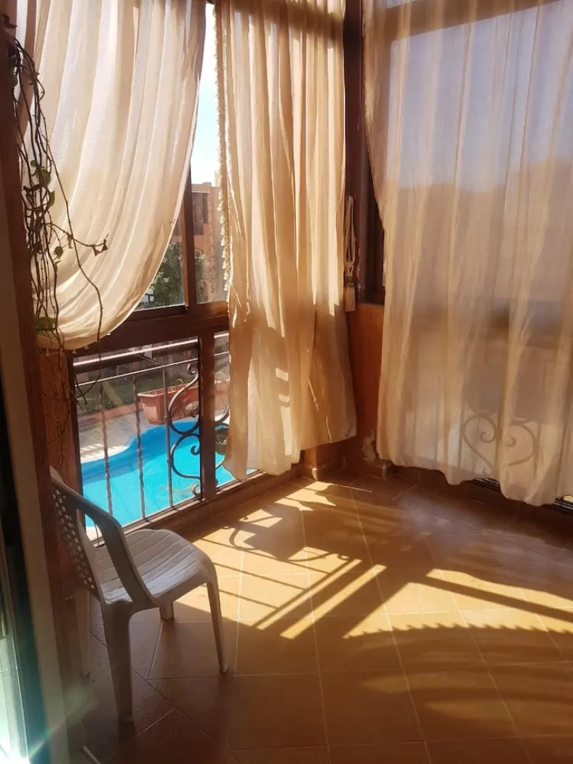 Apartment with 2 Bedrooms in Mohammédia, with Wonderful Sea View, Pool Access, Furnished Garden - 200 M From the Beach