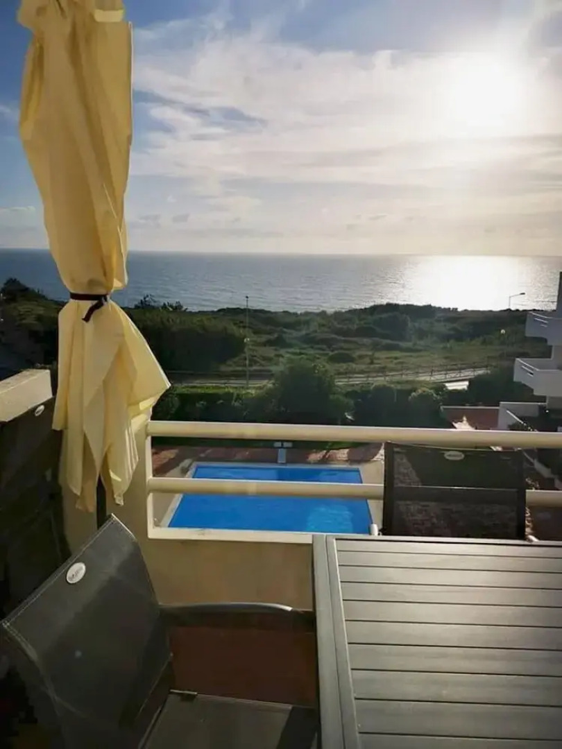 Sunny Ocean View Apartment With Swimming Pool