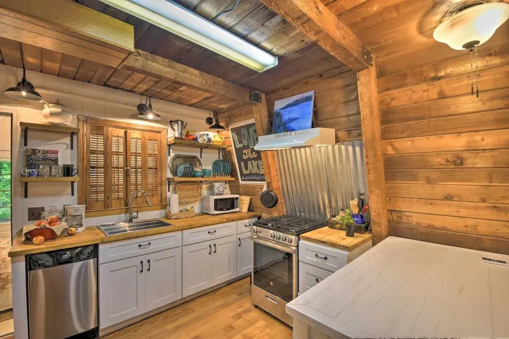 Artist's A-frame Cabin w/ New Interior + Deck