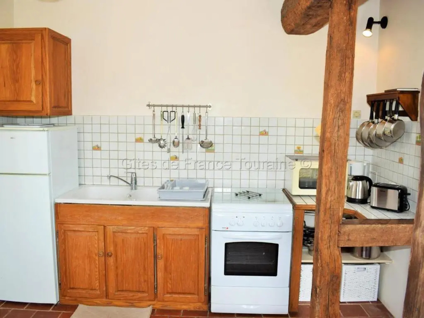 Gîte Parçay-sur-Vienne, 3 pièces, 4 personnes - FR-1-381-440