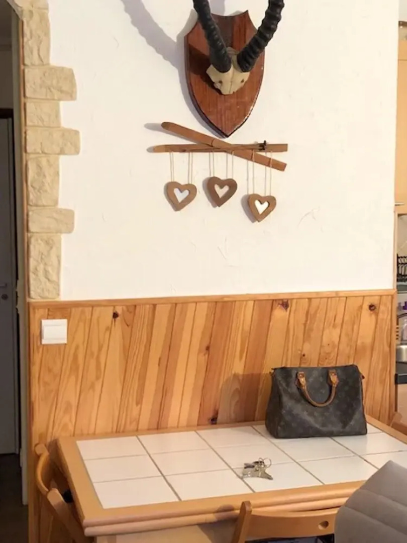 Studio in Saint-étienne-de-tinée, With Wonderful Mountain View and Terrace - 600 m From the Slopes