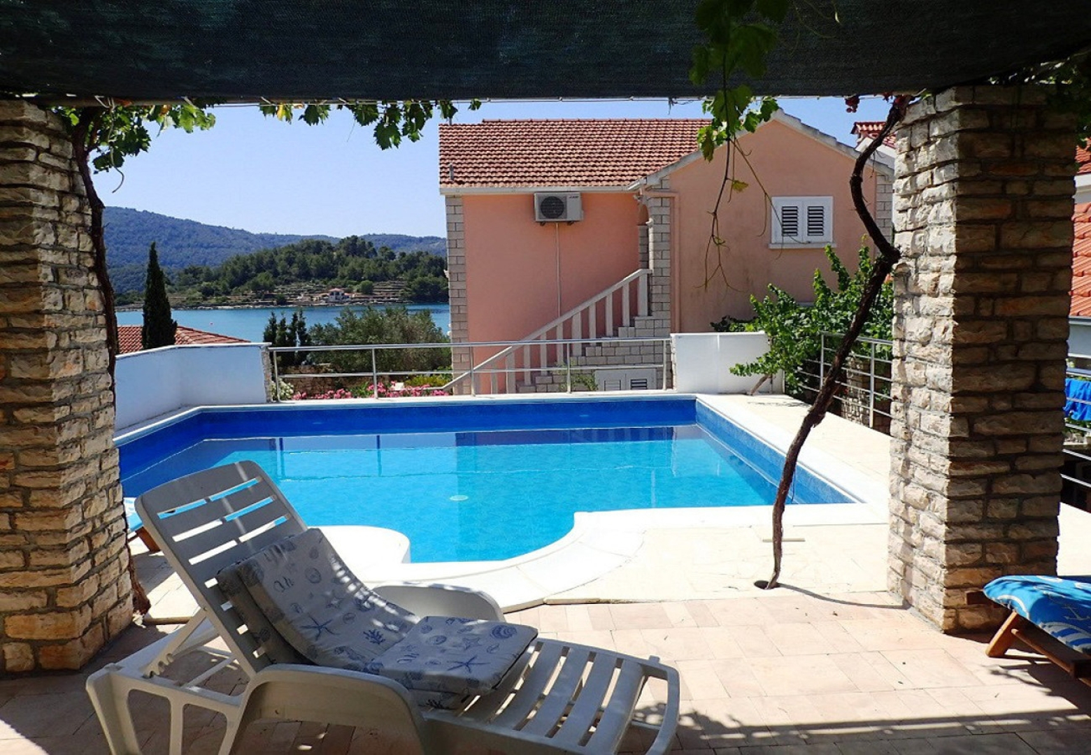Holiday house Gradina 1 - private pool: Cove Gradina (Vela Luka), Island Korcula