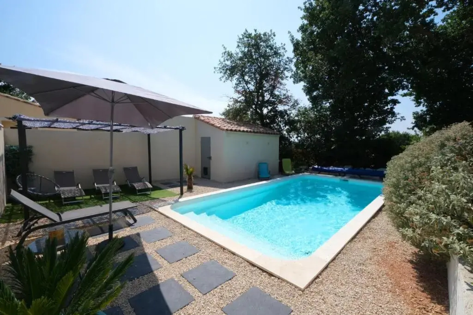 Maison Familiale Avec Piscine Privée Et Sécurisée Située À Caumont Sur Durance Dans Le Vaucluse Pour 6 Personnes Ls6-341 Aussado