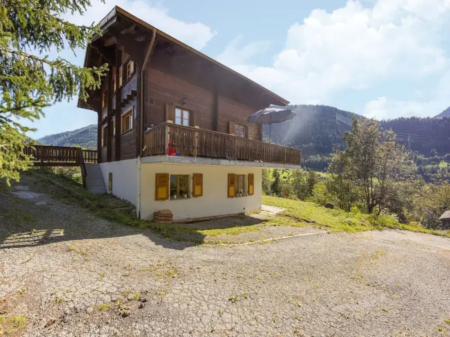 Chalet in Fiesch Near Aletsch Glacier