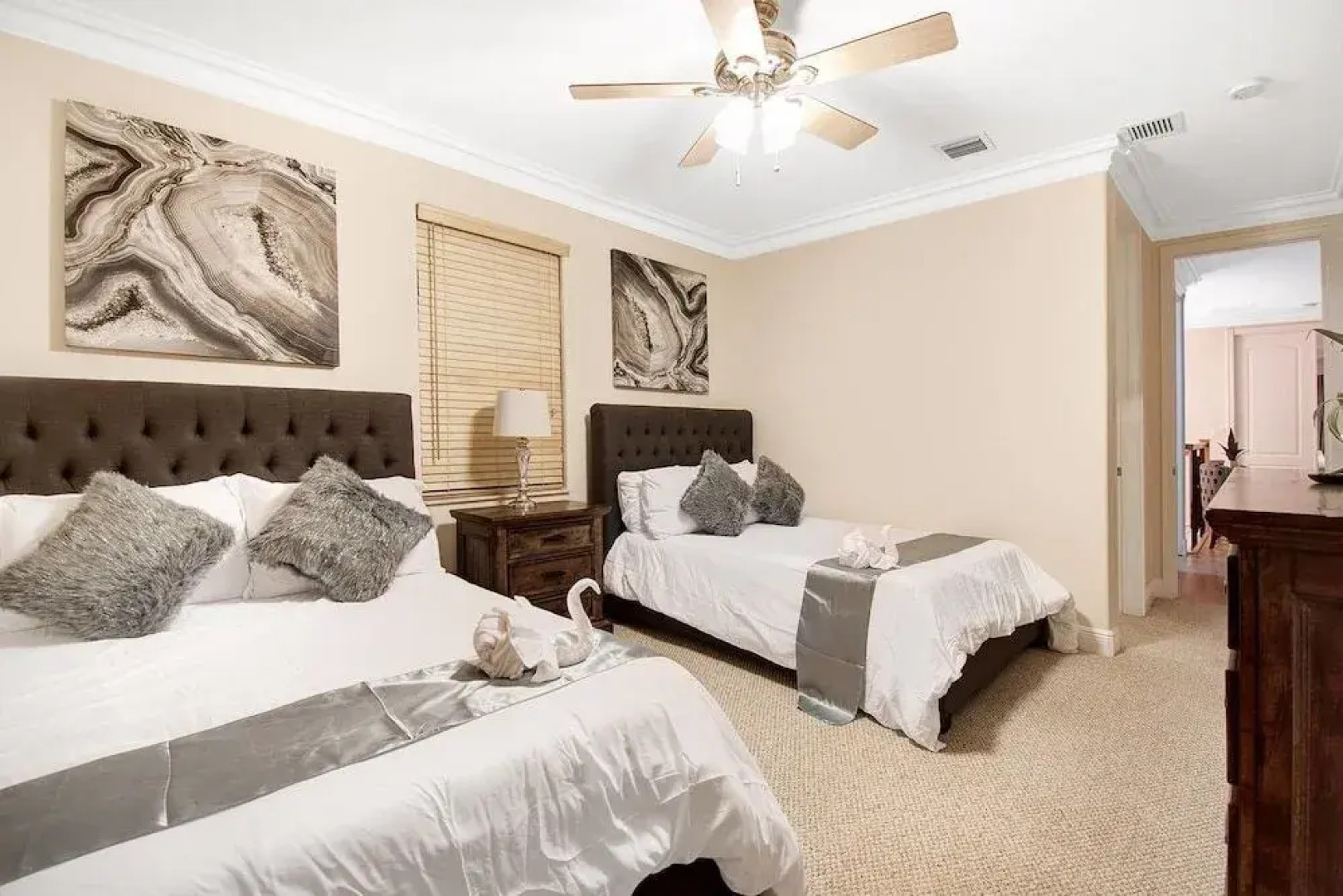 Walk to Beach Spacious Estate with Hot Tub & Game Room