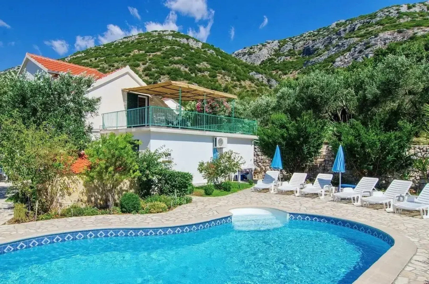 Villa Klara - Holiday Home With Terrace Pool and Sea View ID Direct Booker 2910