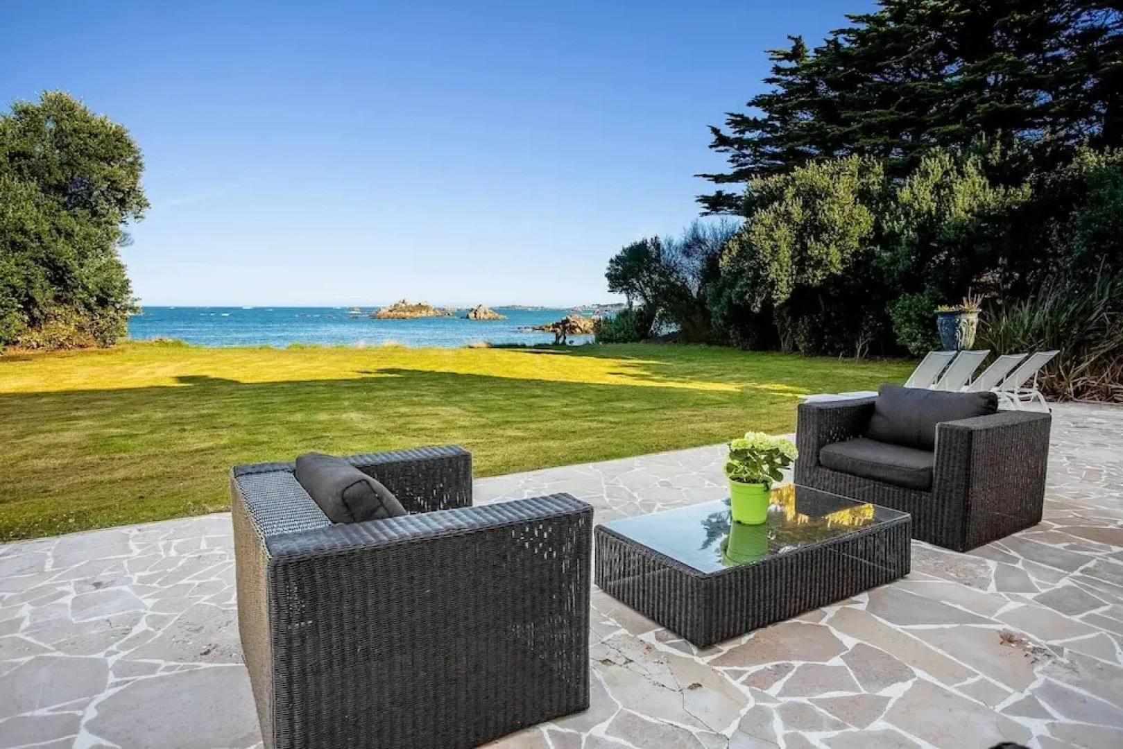 Villa With 4 Bedrooms in Roscoff, With Wonderful sea View, Enclosed Ga